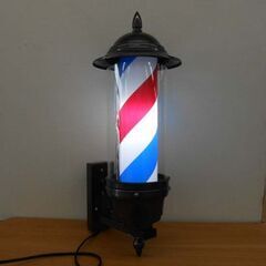 大阪サイン サインポール 美容室 屋外用 OSB-8187 REK-133 理美容室 ライト付き 美容室の看板 札幌市 西区 西野店の画像