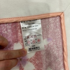 冬用毛布シングルサイズ1枚の画像