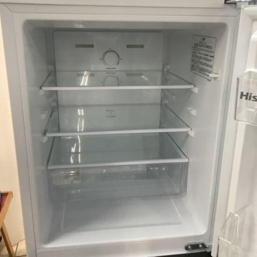 【超美品】Hisense ハイセンス　冷蔵庫HR-D13E3W 2024年製 135L 
