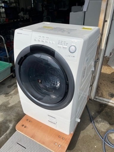 ＊業者様向け＊ 引取り限定 ジャンク品 埼玉川越 SHARP ドラム式洗濯乾燥機 2019年 ES-S7D 家電 生活家電 洗濯機