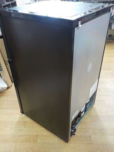 西岡店 冷蔵庫 90L 2019年製 アイリスオーヤマ KRSD-9A-B 2ドア 右開き ブラック 