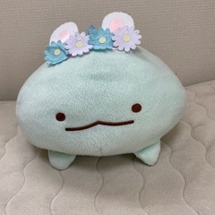 ふしぎなうさぎのおにわ　うつぶせぬいぐるみ　BIG とかげ