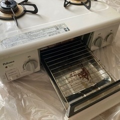 【Paloma】2口ガスコンロ　プロパンガス　白の画像