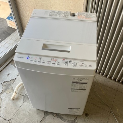 動作品 TOSHIBA 東芝 ZABOON 全自動洗濯機 8.0kg AW-8D8 ウルトラファインバブル洗浄\n