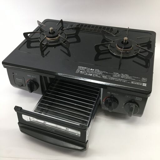 【6/19 販売済】Rinnai リンナイ ガステーブル KG34NBKL LPガス用 2019年製 左強火 ガスコンロ グリル 24e菊NS
