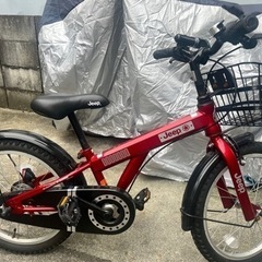 キッズ自転車JEEP18インチ　レッド