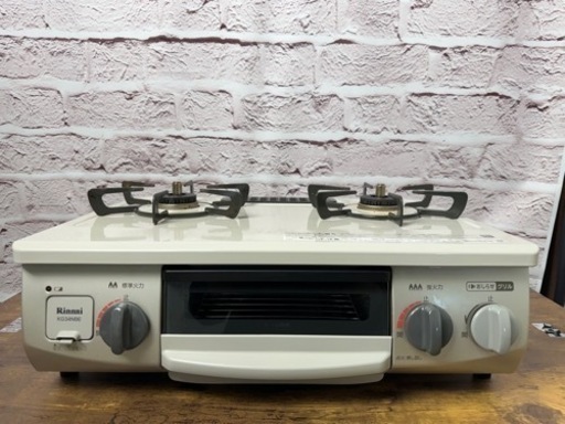 都市ガス　リンナイ/Rinnai　ガスコンロ　グリル未使用