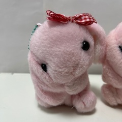 743、ぽてうさろっぴー　ぬいぐるみマスコット2点セットの画像