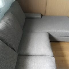 【佐世保市近辺なら配達可】3人掛けカウチソファーの画像