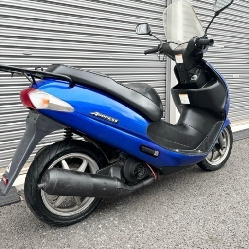 2718.最強2スト　激速アドレス110 バッテリー、シート新品　千葉県柏市　即日配送、自走引き取りも可能