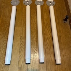 IKEA テーブル脚　伸縮　4本セット　板付き