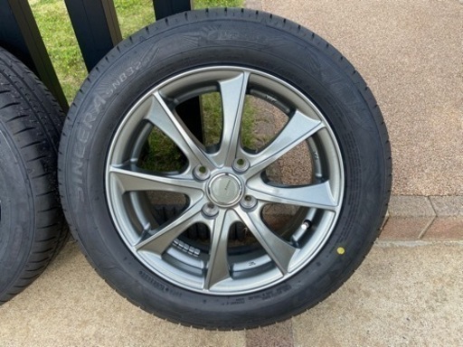 185/60R15 夏タイヤ ＆ 15インチホイール4本セット　国産タイヤ　新品　未使用品