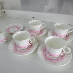 NARUMI ナルミ　ボーンチャイナ　ティーカップ　ソーサーセッ...