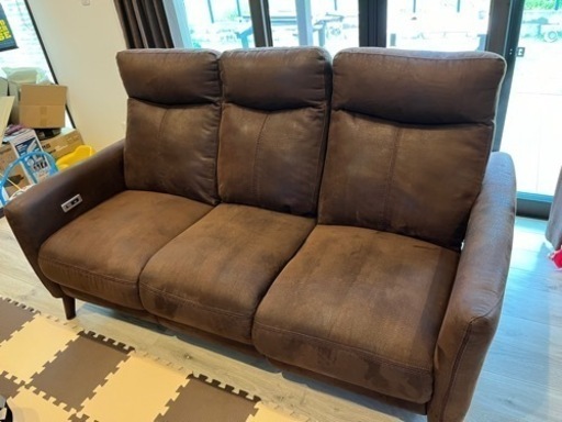 家具 リクライニングソファ 3人掛け