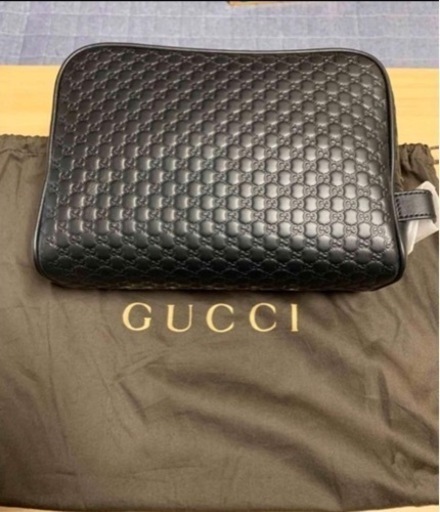 本物！未使用に近いGUCCI 超美品　シマセカンドバッグ