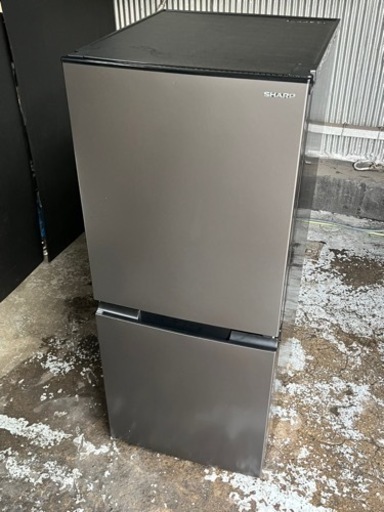 シャープ 冷蔵庫 2023年 2ドア 152L 一人暮らし 単身者 SJ-D15J-H SHARP 動作品