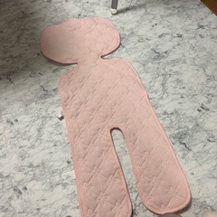 ベビー　チャイルドシート、ベビーカーなどに　カバー　桃色