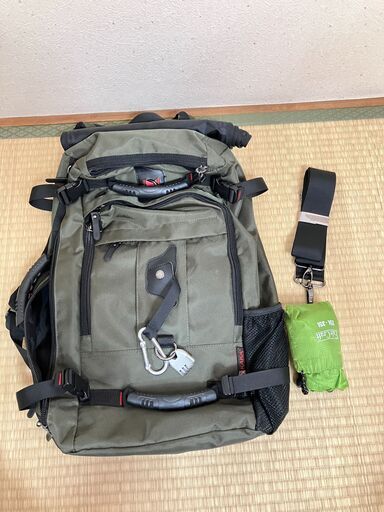 スリーウェイバッグ　中古　軽登山で使用
