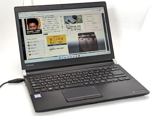 中古美品 13.3インチ 高速SSD ノートパソコン 東芝TOSHIBA R73/M 第7世代Core i3 8GBメモリ 無線 Bluetooth Windows11 Office 保証付台東区のノートパソコン