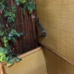 籐　キャビネット　椅子　　の画像