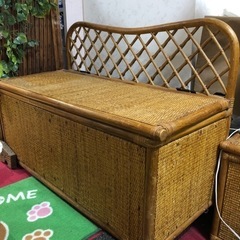 籐　キャビネット　椅子　　