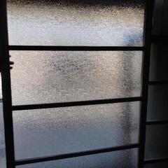話し中　古民家　建具　型板板ガラス　昭和レトロの画像