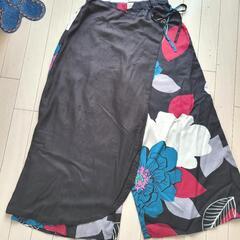 【中古品】ラップ(巻き)パンツ　