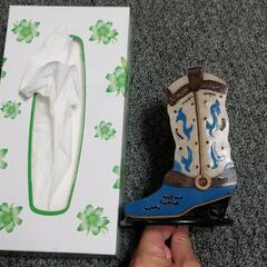 キャンドルホルダー　ウエスタンブーツの画像