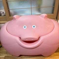 おもちゃ 収納　おもちゃ箱　ボックス　リトルタイクス　豚　