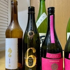 新政No.6, 亜麻猫, コスモス & 而今 空き瓶8本セットの画像