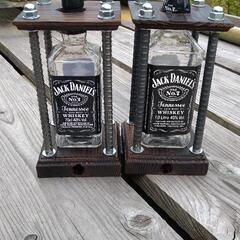 お洒落Jackdanielsボトルランプ。の画像
