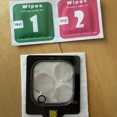 iPhone15Pro/ProMax カメラレンズカバー1枚 ガ...