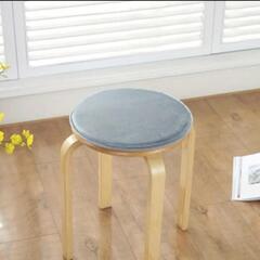 3枚 スツール クッションのみ 椅子 30cm グレー