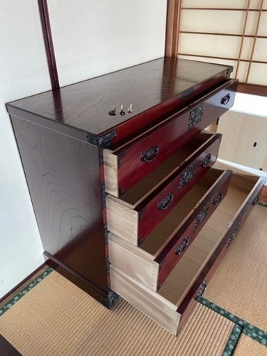 飛鳥欅箪笥（美品）
