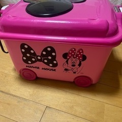 ミニーちゃん　おもちゃ入れ　収納ボックスの画像