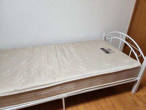 【募集中】 ニトリ シングルベッド　マットレス付き