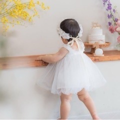 美品 ベビードレスとベビークラウンのセット