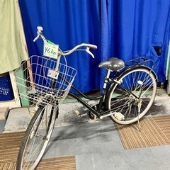 ママチャリ　自転車　現状　防犯付き 