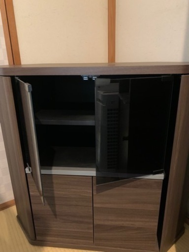 美品　テレビボード　テレビ台　コーナー型　24型　32型　高さあり