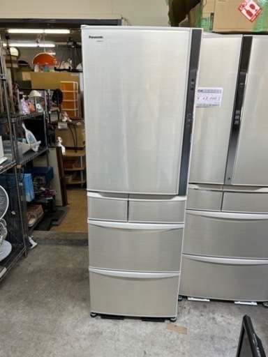 万代店　大型 冷蔵庫 426L NR-E436TL 2012年製 5ドア 左開き 400Lクラス Panasonic 家電 自動製氷