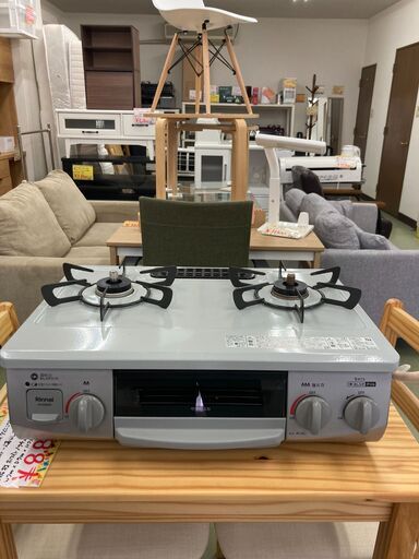 【リサイクルショップ　ピカソ　小松原】2022年製 リンナイ 右強火ガスコンロ 都市ガステーブル RT35NJH　★2921★