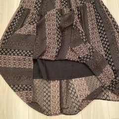 マキシ丈　スカートの画像