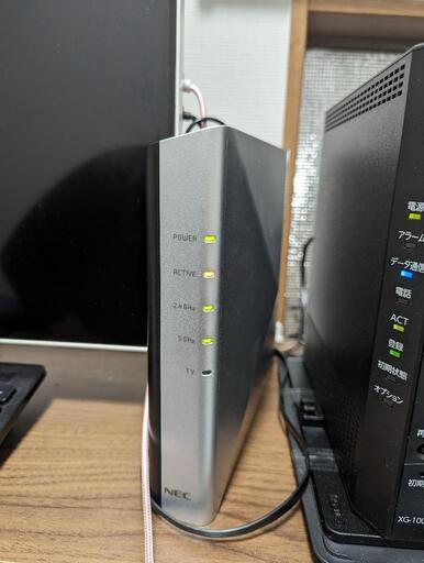 早く渡せる方 NEC 上位機種 WiFi6ルーター 10GLAN