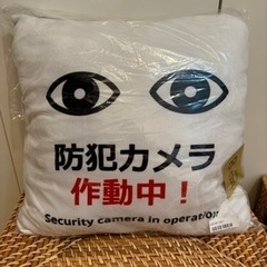 出口8番　クッション　防犯カメラ作動中の画像