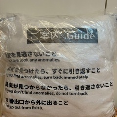 出口8番　クッション　防犯カメラ作動中の画像