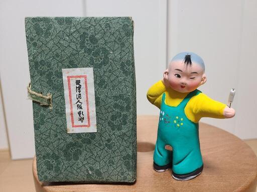 【美品】中国 泥人形 骨董品 中国民芸品