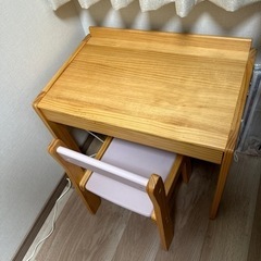 ニトリ　キッズデスクチェアセット