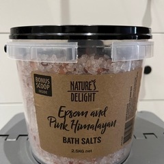 Natures Delight ヒマラヤ岩塩 エプソムソルト＆ピ...
