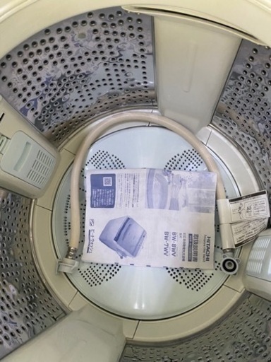 １０２ 北九州市内配送設置無料 日立 HITACHI ビートウォッシュ 全自動洗濯機 （7kg） ブルー BW-7WV A