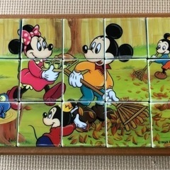 キューブパズル レトロ ディズニーの画像